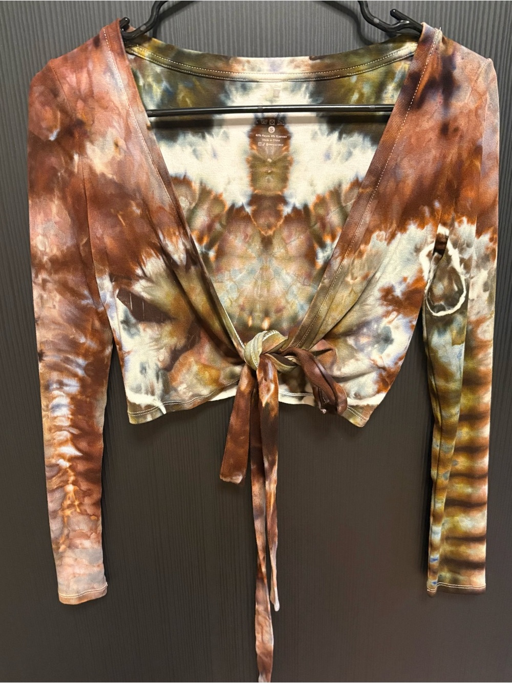 Hand Dyed Wrap Shirt